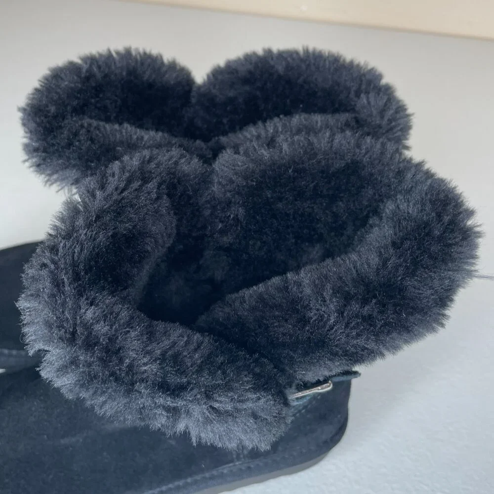Macy's Style & Co Suede Leather Faux Fur Lined Boots Women’s Size 5